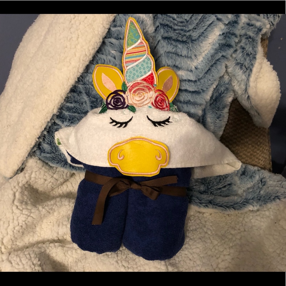 Children’s hooded towel